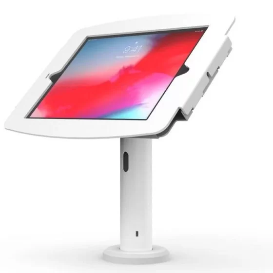 Borne iPad avec pied de table - Space Rise blanc Maclocks