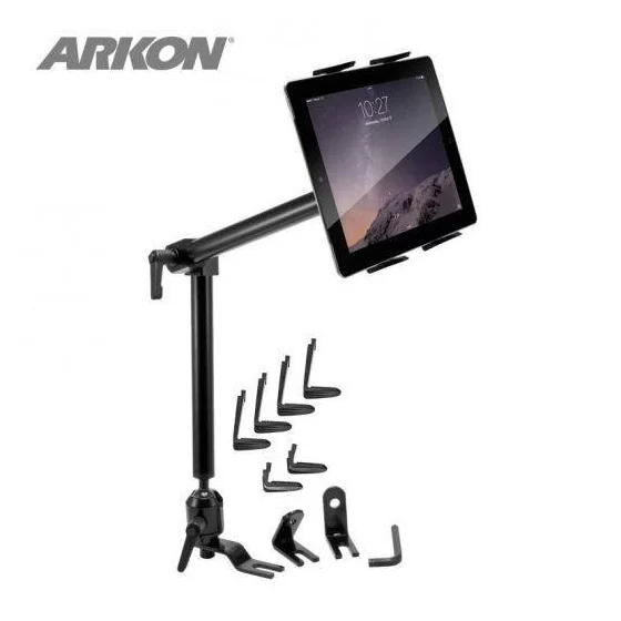 Bras articulé pour tablette avec fixation siège ARKON TAB801