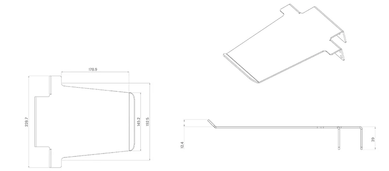 Plateau Imprimante pour Borne BrandMe - Compulocks BMTRAYB BMTRAYW