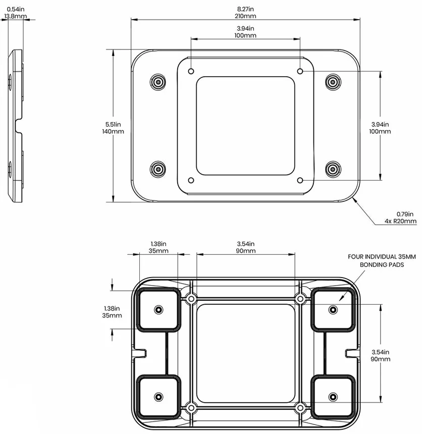 Support VESA pour PC et MAC